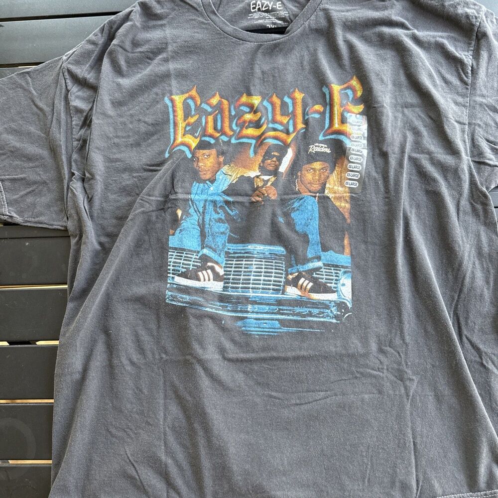 BIG & TALL Eazy-E Graphic TShirt Size 2XL Black 2024